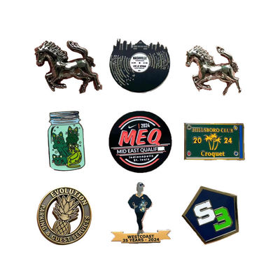 شراء ملونة أسود المعدن مقاطع اللابيل المخصصة الطباعة فوق البنفسجية الكرتونية مقاطع المينا online manufacture