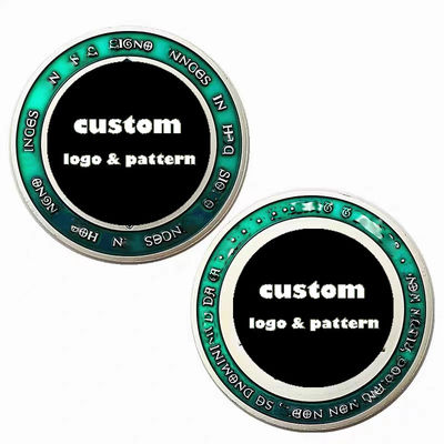 Gold Custom Coins 3D 2D Vintage Challenge Coins Engraved Collectible