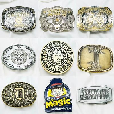 Customized Blank Belt Buckles Solid Brass Mens Woman Ladies