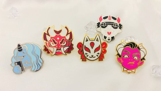 Plated Metal Crafts Customized Hard Enamel Lapel Pin Business Gifts Metal Logo Design Pins For Clothes