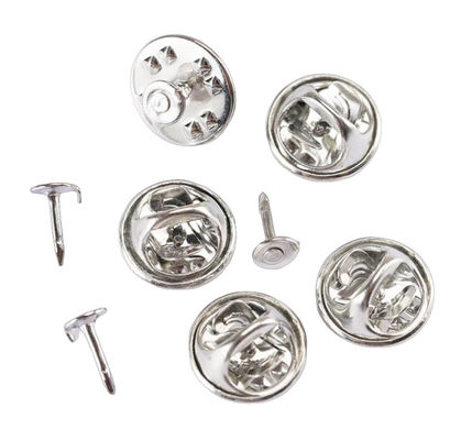 Durable Butterfly Clutch Pin Backs For Badge Brooch Accessories Clutch Lapel Pin