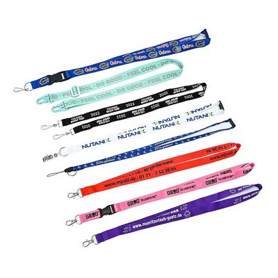 Custom Made Neck Straps Id Card Holders Colorful Lanyard Lanyard Printing Recycling Lanyard Rope With Logo
