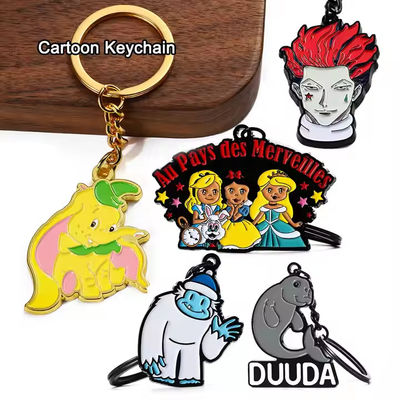 شراء سلاسل مفاتيح معدنية مخصصة بالجملة مع التشطيب الرملي والشعار المخصص في الأحجام من 1.25 بوصة إلى 2 بوصة للهدايا الترويجية online manufacture