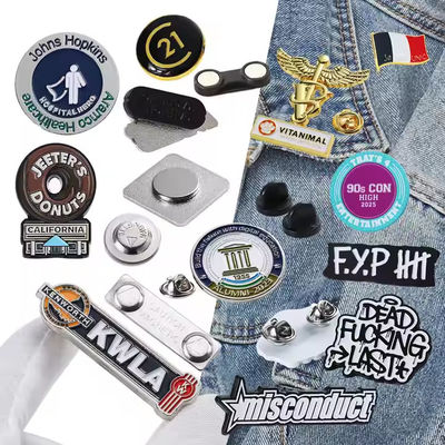 Bulk High Quality Customized Cute Design Personalized Logo Metal Badges Soft Enamel Lapel Pin