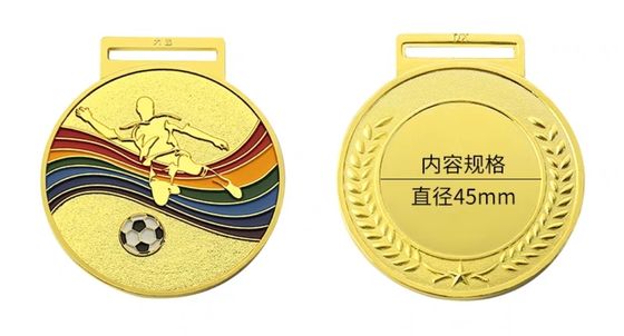 Medals Manufacturers Wholesale 3D Metal Award Trophy Gold Silver Bronze Medal Custom Sports Football Medals