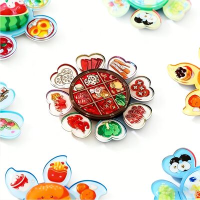 شراء Promotional Acrylic Fridge Magnet Custom Tourism Souvenirs Magnet Anime Acrylic Spinning Magnet Wholesale online manufacture