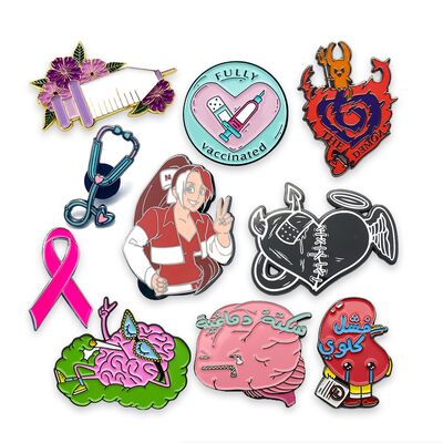 شراء دبوس اللابيل المخصص بسماكة 1.5 ملم وحجم 35 ملم مصنوع في 5-7 أيام عمل online manufacture