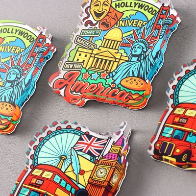 شراء مغناطيسات أكريليك مخصصة للترويج مغناطيسات ثلاجة مصممة للأنيمي مطبوعة للذكرى والهدايا بالجملة online manufacture