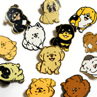 شراء دبابيس طوق صينية بالجملة - معدن ذهبي مخصص - مينا ناعمة/صلبة للقبعات والملابس online manufacture