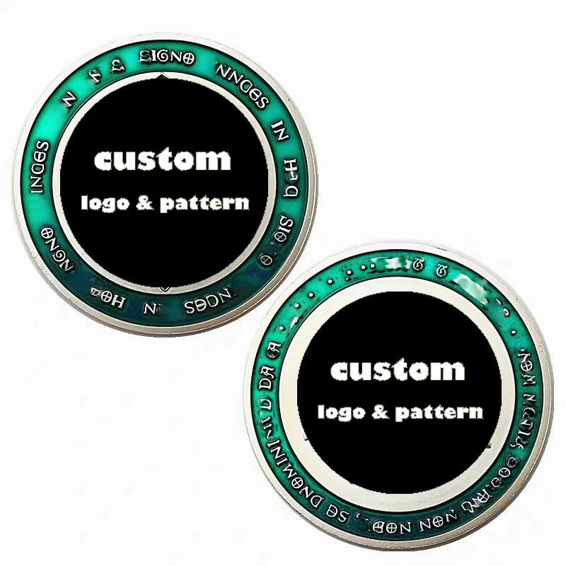Gold Custom Coins 3D 2D Vintage Challenge Coins Engraved Collectible