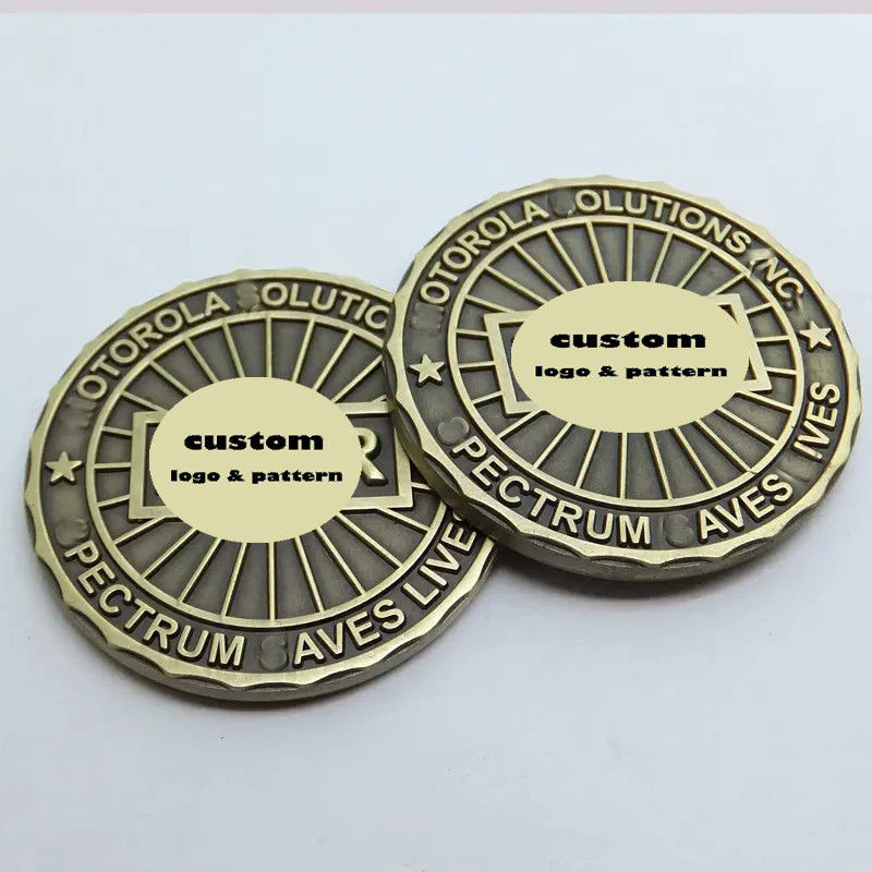 23mm Brass Custom Coins Vintage Antique Old Dollar Coin American Rover Two Face