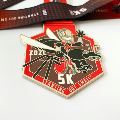 سعر جيد طباعة الأشعة فوق البنفسجية ميدالية مخصصة ميداليات الجائزة الشخصية في سبيكة الزنك مع 2.25/2.5/3 بوصة الأحجام الانترنت