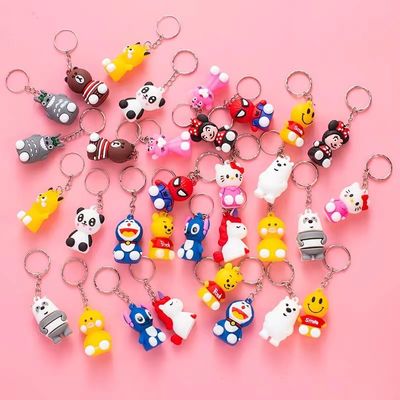 سعر جيد Customizable Design Durable PVC Keychain for Promotional Gifts and Personalized Key Tags الانترنت