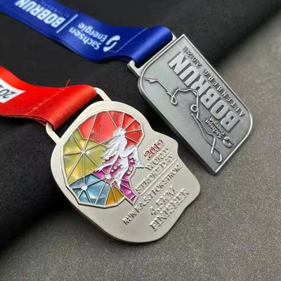 سعر جيد WTD Wholesale 3D Gold Award Zinc Alloy UV Printed Economical Custom Sports Medal الانترنت