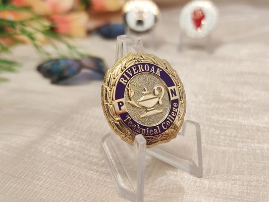 عملة مخصصة مزدوجة الجانبين مع طباعة طباعة ورقية وملء برونزي عتيق لنوادي الدراجات النارية والجامعين