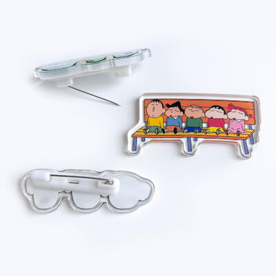 سعر جيد Vograce Custom Cartoon Anime Rainbow Printing Logo Pins Maker Charm Acrylic Gifts Acrylic Lapel Acrylic Pin Badges Pins الانترنت