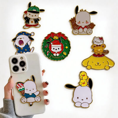 Custom Metal Phone Sticker – Unique Souvenir Pendant Badge Design for Mobile Phone Decor