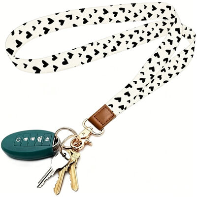 سعر جيد سلسلة مفاتيح حامل حبل طويلي جميل عقدة ذهبية طويلة للمفاتيح محفظة بطاقة هوية النساء الانترنت