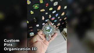 دبابيس طية صدر السترة مخصصة لتحديد هوية المنظمة